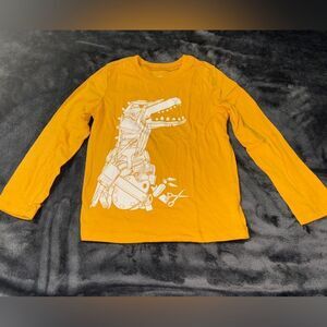 5t carters robot dinosaur long sleeve T-shirt